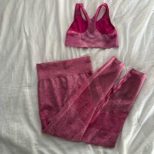 Victoria's Secret Pink Sports Bra and Leggings Set